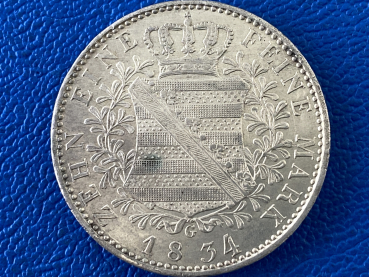 Preview: Sachsen Taler 1834 G Anton