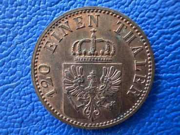 Preview: Brandenburg-Preußen 3 Pfennig 1866 A Friedrich Wilhelm I (1861-1888)