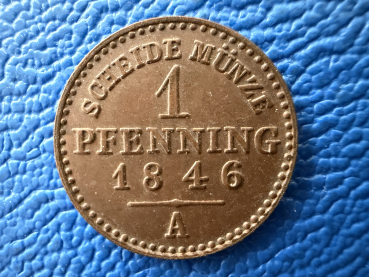 Brandenburg-Preussen Pfennig 1846 A Friedrich Wilhelm IV. 1840-1861