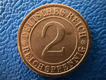 Weimar 2 Pfennig 1936 E 2 Reichspfennig J-314 Bankfrisch