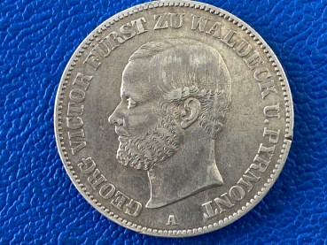 Waldeck Pyrmont Taler 1859 A Georg Victor