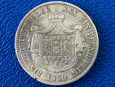Preview: Waldeck Pyrmont Taler 1859 A Georg Victor
