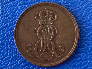Preview: Hannover 2 Pfennig 1851 B Tolle Erhaltung!