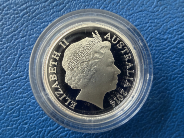 Preview: Australien 1 Dollar 2014 Terra Australis 11,66g Feinsilber in PP inkl. CoA