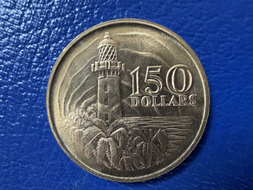 Singapur 150 $ 1969 Gründung Singapur zum 150. Jahrestag Gold