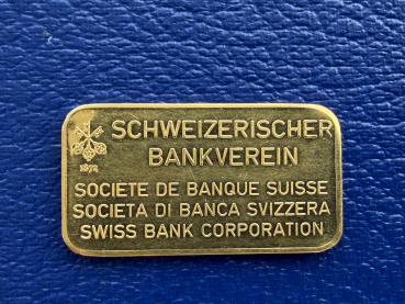 10 Gramm Goldbarren Schweizerischer Bankverein - Swiss Bank Corporation selten