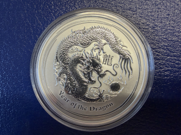5 Oz 2012 Drache Lunar II Silber