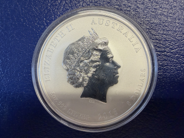 Preview: 5 Oz 2015 Ziege Lunar II Silber