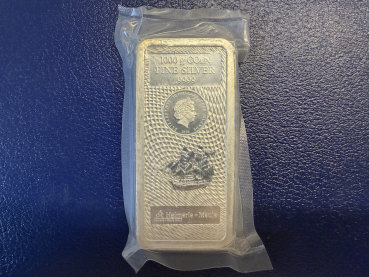 1 KG Münzbarren Cook Islands 2020 orig. eingeschweißt