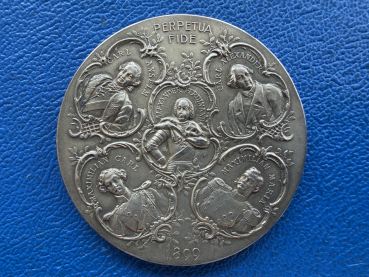 Preview: Thurn und Taxis AR-Medaille 1899 Albert 1885-1952. Mattiert Silber