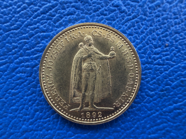 Ungarn / Österreich / Habsburg 20 Kronen 1892 K.B. Gold