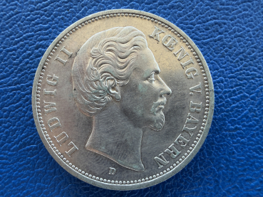 Bayern 5 Mark 1876 D Ludwig II J-42 (4)
