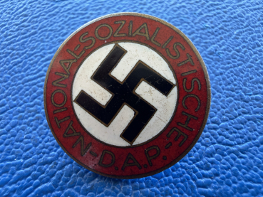 Preview: 3. Reich NSDAP original Parteiabzeichen RZM M1/ 14 emailiert mit HK
