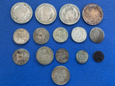 Preview: RDR / Habsburg 15 Münzen Lot 20 Kreuzer - 1 Kreuzer 1675 - 1848 mit tollen Erhaltungen!