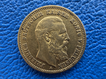 Preußen 10 Mark 1888 Friedrich III Gold Jaeger 247 (3)