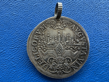 Preview: Augsburg 1 Taler 1641 Ferdinand III mit Henkel tolles Exemplar