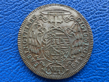Preview: Salzburg  XVII Kreuzer 1754 Sigismund III. von Schrattenbach 1753-1771
