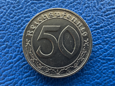 Deutsches Reich 50 Pfennig 1939-A Top Erhaltung J-365
