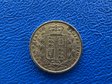 Preview: England 1 Sovereign 1862 Victoria mit Wappen Gold