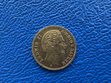Bayern 5 Mark 1877 D Ludwig II (3) Jaeger 195