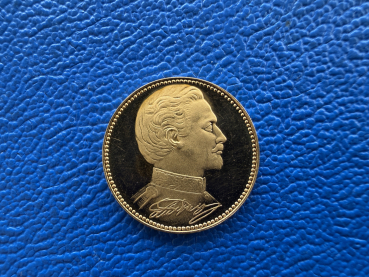 Bayern König Ludwig II 1845 - 1886 von Bayern Franz Müller o.J. zu 1 Dukat 3,44g Gold
