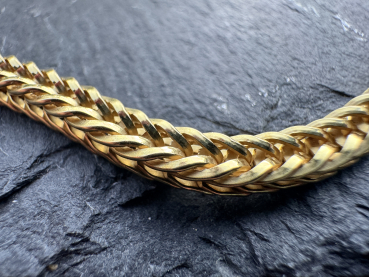 Preview: CHIMENTO Luxus Collier 750 / 18K Gelbgold / Fuchsschwanz - Kette, ca. 39,45g, Länge ca. 50cm mit Verschluss (41)