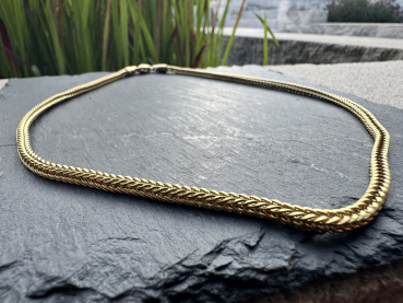 CHIMENTO Luxus Collier 750 / 18K Gelbgold / Fuchsschwanz - Kette, ca. 39,45g, Länge ca. 50cm mit Verschluss (41)
