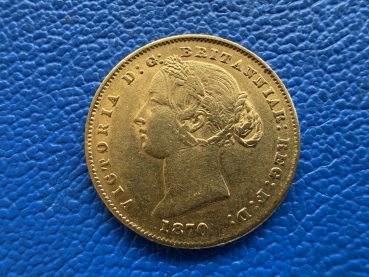 Australien 1 Sovereign 1870 Sydney Victoria (1)