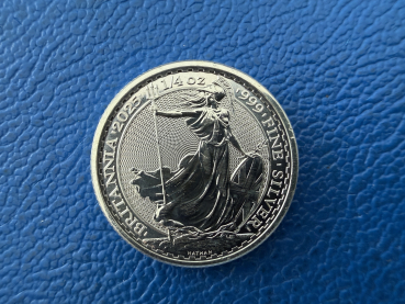 Preview: Großbritannien 19 x 1/4 Oz Britannia 2025 in orig. Tube
