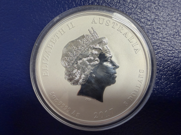 Preview: 5 Oz 2017 Hahn Lunar II Silber
