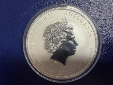 Preview: 5 Oz 2014 Pferd Lunar II Silber