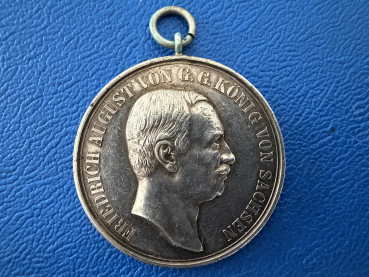 Sachsen o.J. Schießprämienmedaille Klasse II, Friedrich August III.