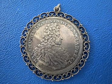 BAYERN Reichstaler 1694 München. Maximilian II Emanuel 1679-1726 in toller Fassung