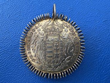 Preview: RDR Ungarn / Habsburg Taler 1782 Kremnitz Madonnentaler in Fassung
