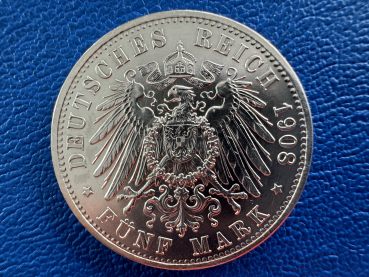 Preview: Sachsen-Weimar-Eisenach 5 Mark 1908 Universität Jena (2)