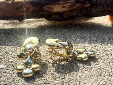 Preview: Vicenza Chimento Designer Collier / Armband / Ohrringe / Set Bicolor 750 Gelbgold / Weißgold 109g Ideal auch zur Kapitalanlage (1)