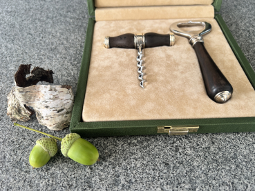 Christofle, Designer Wein – Accessoires, Sommelier, exklusiver Korkenzieher und Flaschenöffner im Set mit originaler Präsentationsbox, (6)