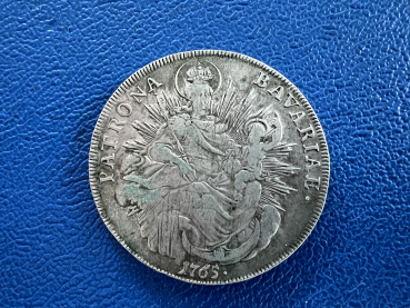 Preview: Bayern Maximilian III. Joseph Taler 1765 München Madonna mit Kind Madonnentaler (2)