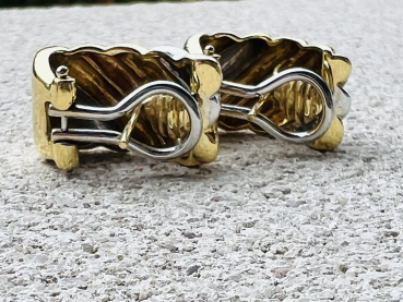 Preview: Exklusive Wempe Ohrclips aus 750er Gelb- , Weiß- , und Rosegold (16)