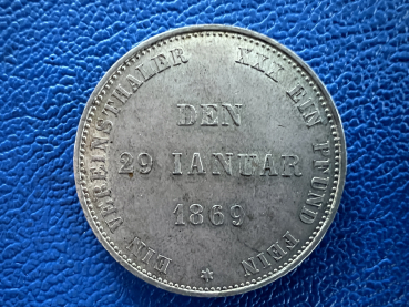 Preview: Sachsen-Coburg-Gotha Taler 1869 Ernst II (1)