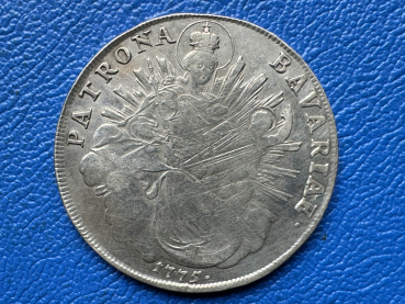 Preview: Bayern Maximilian III. Joseph Taler 1775 A München Madonna mit Kind Madonnentaler