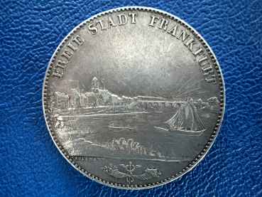 Frankfurt 2 Taler 3,5 Gulden 1841 Freie Stadt Frankfurt