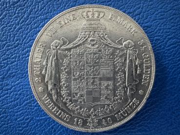 Preview: Brandenburg-Preussen Doppeltaler 1840 A Friedrich Wilhelm III.
