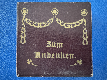 Preview: Preussen Schlesien Medaille um 1800 Taufmedaille Sursum Corda in orig. Etui feinste Patina