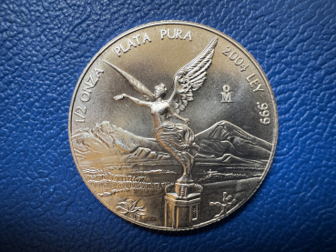 Mexico 1/2 Oz 2004 Libertad Silber