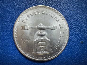 Mexico 1 Oz Feinsilber 1980 Casa de Moneda