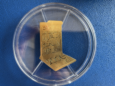 Preview: Frankreich 200 Euro 2019 Gold 30 Jahre Mauerfall Berlin PP mit 3 D Effekt PP 1 Oz Feingold