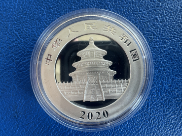 China 100 Yuan Gold & 10 Yuan Silber 2020 Panda - Prestige Diamond Stgl. mit Box & Zertifikat