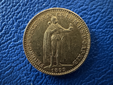 Ungarn / Österreich / Habsburg 20 Kronen 1893 K.B. Gold