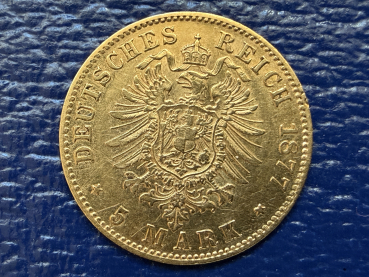 Preview: Bayern 5 Mark 1877 D Ludwig II (1) Jaeger 195